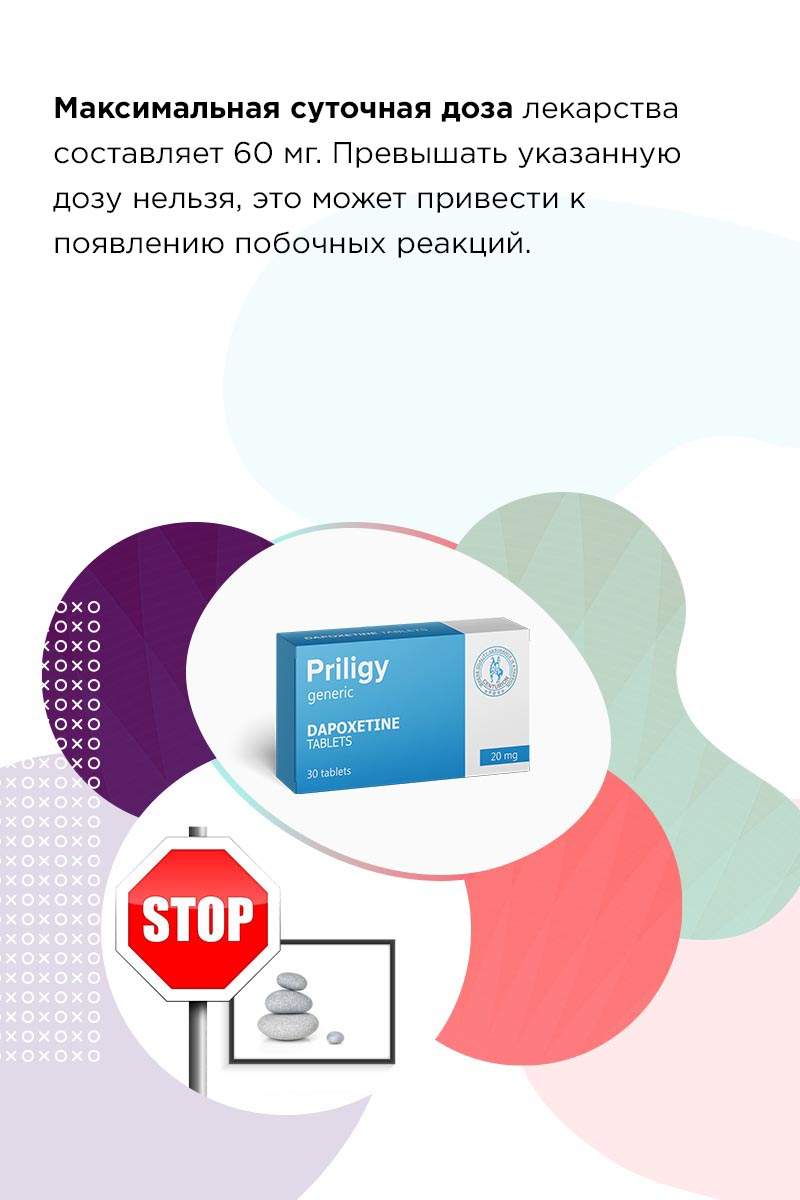 Дапоксетин таблетки